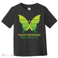 Fight The Stigma Mental Health Awareness Toddler T-Shirt thumb 0