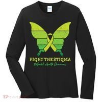 Fight The Stigma Mental Health Awareness Women's Long Sleeve Shirt thumb 0