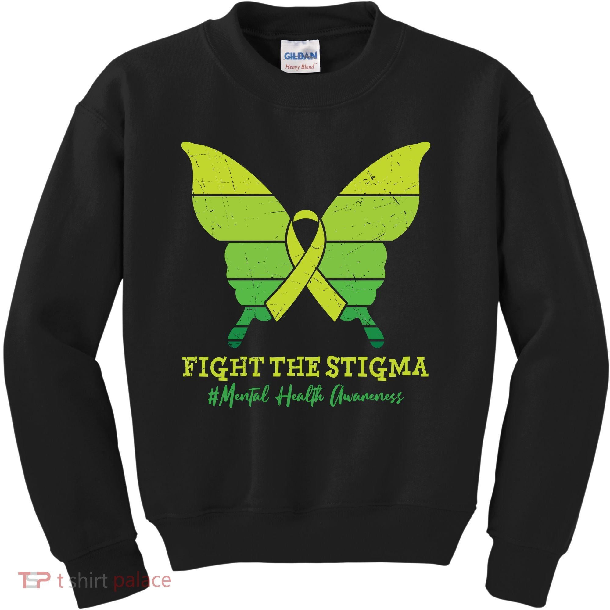 Fight The Stigma Mental Health Awareness Kids Sweatshirt