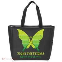 Fight The Stigma Mental Health Awareness Tote Bag thumb 0