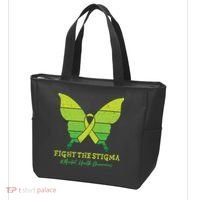 Fight The Stigma Mental Health Awareness Tote Bag thumb 3