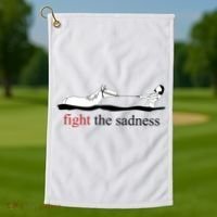 Fight The Sadness Artax Golf Towel thumb 1