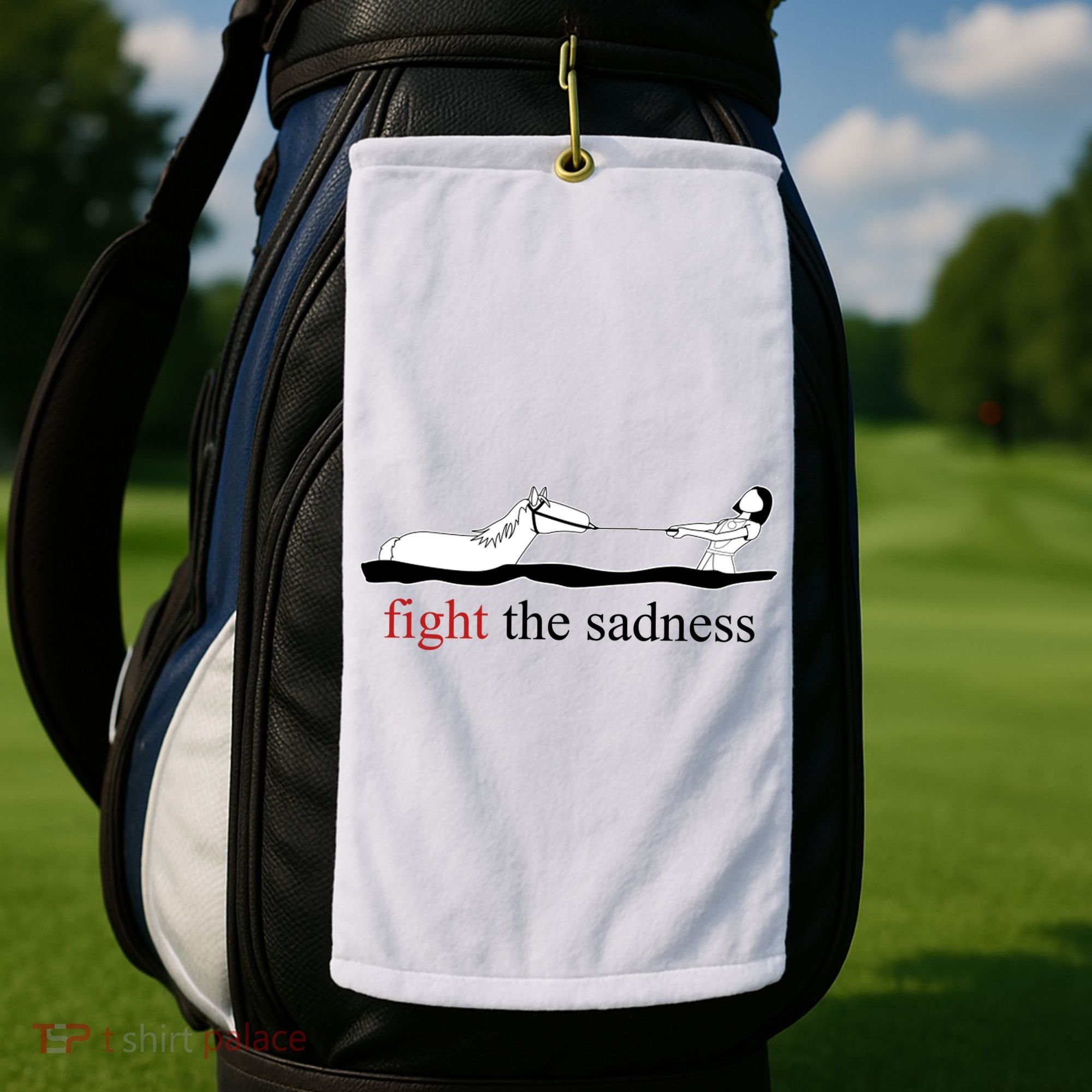 Fight The Sadness Artax Golf Towel