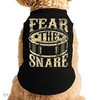 Fear The Snare Drum Drummer Percussionist Drumming Lover Doggie Tank thumb 0