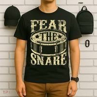 Fear The Snare Drum Drummer Percussionist Drumming Lover T-Shirt thumb 6