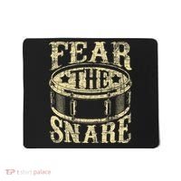 Fear The Snare Drum Drummer Percussionist Drumming Lover Mousepad thumb 0
