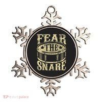 Fear The Snare Drum Drummer Percussionist Drumming Lover Ornament thumb 0