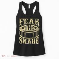 Fear The Snare Drum Drummer Percussionist Drumming Lover Women's Tank Top thumb 0