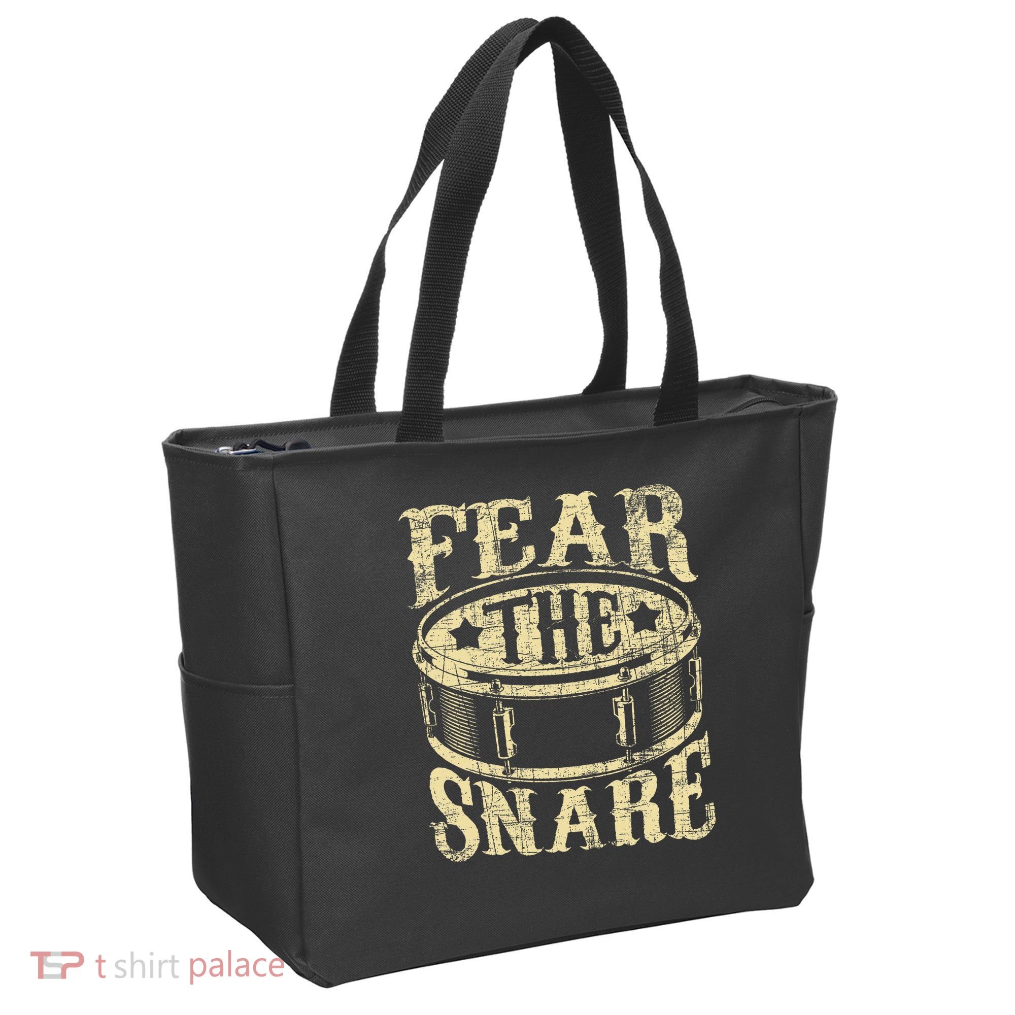 Fear The Snare Drum Drummer Percussionist Drumming Lover Tote Bag