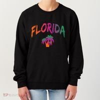 Florida The Sunshine State Tie Dye Text Print Classic Women's Sweatshirt thumb 0