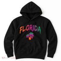 Florida The Sunshine State Tie Dye Text Print Classic Hoodie thumb 0