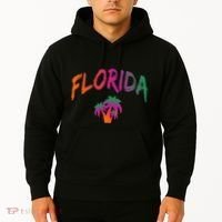 Florida The Sunshine State Tie Dye Text Print Classic Hoodie thumb 2