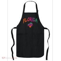 Florida The Sunshine State Tie Dye Text Print Classic Apron thumb 0