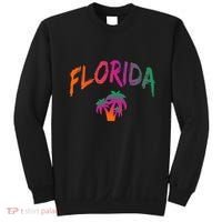 Florida The Sunshine State Tie Dye Text Print Classic Sweatshirt thumb 0