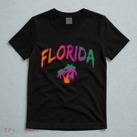 Florida The Sunshine State Tie Dye Text Print Classic T-Shirt thumb 5