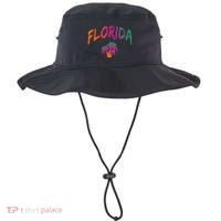 Florida The Sunshine State Tie Dye Text Print Classic Bucket Hat thumb 0