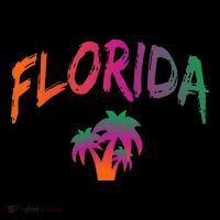 Florida The Sunshine State Tie Dye Text Print Classic Women's Hoodie thumb 2
