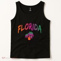 Florida The Sunshine State Tie Dye Text Print Classic Tank Top thumb 2