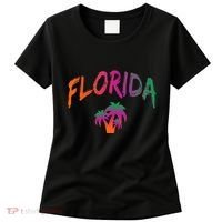 Florida The Sunshine State Tie Dye Text Print Classic Women's T-Shirt thumb 0