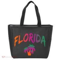 Florida The Sunshine State Tie Dye Text Print Classic Tote Bag thumb 0