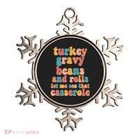 Funny Thanksgiving Turkey Gravy Beans And Rolls Ornament thumb 0