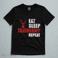 Funny Taxidermist T Eat Sleep Taxidermy Repeat Gift T-Shirt thumb 5