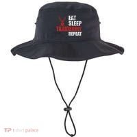 Funny Taxidermist T Eat Sleep Taxidermy Repeat Gift Bucket Hat thumb 0