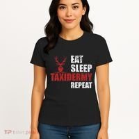 Funny Taxidermist T Eat Sleep Taxidermy Repeat Gift Women's T-Shirt thumb 4