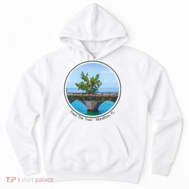 Fred The Tree Marathon Fl 7 Mile Bridge Tree Of Hope Hoodie