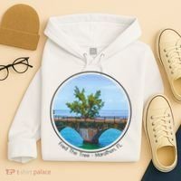 Fred The Tree Marathon Fl 7 Mile Bridge Tree Of Hope Hoodie thumb 4