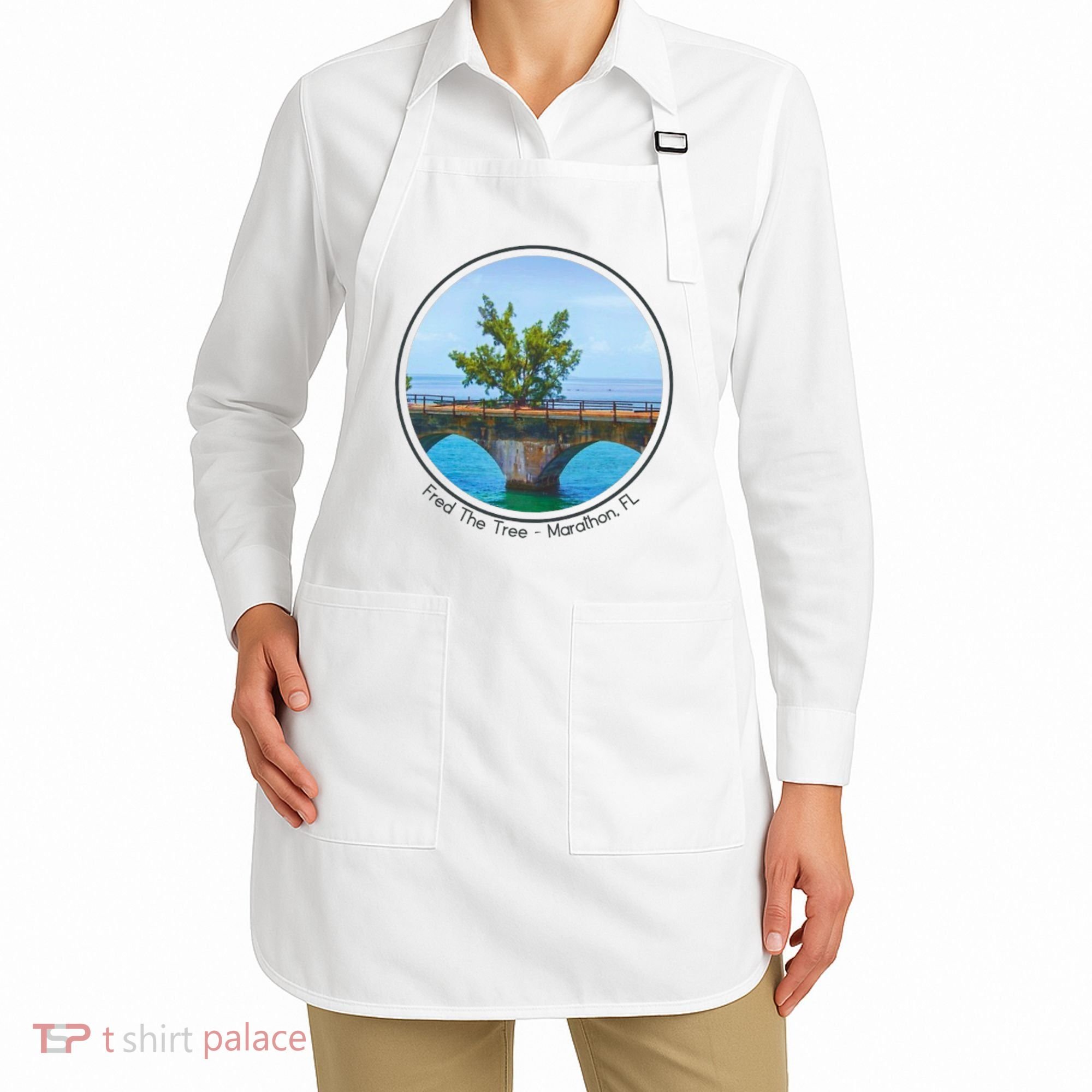 Fred The Tree Marathon Fl 7 Mile Bridge Tree Of Hope Apron