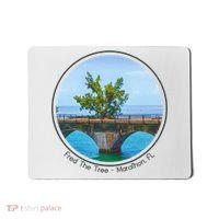 Fred The Tree Marathon Fl 7 Mile Bridge Tree Of Hope Mousepad thumb 0