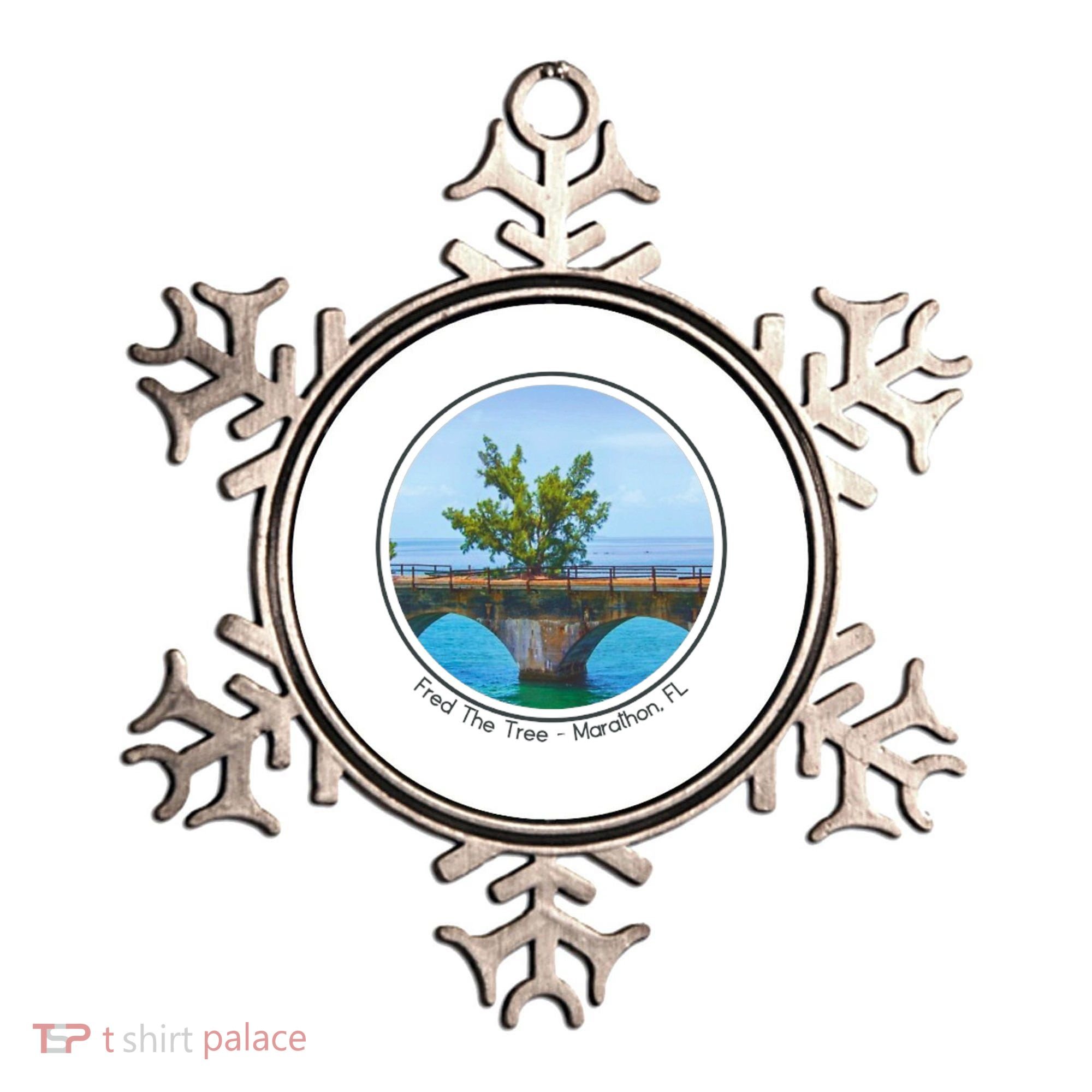 Fred The Tree Marathon Fl 7 Mile Bridge Tree Of Hope Ornament
