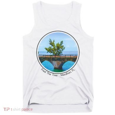 Fred The Tree Marathon Fl 7 Mile Bridge Tree Of Hope Tank Top
