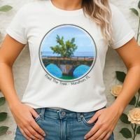 Fred The Tree Marathon Fl 7 Mile Bridge Tree Of Hope Women's T-Shirt thumb 2
