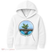 Fred The Tree Marathon Fl 7 Mile Bridge Tree Of Hope Kids Hoodie thumb 0
