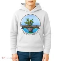 Fred The Tree Marathon Fl 7 Mile Bridge Tree Of Hope Kids Hoodie thumb 4