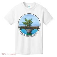 Fred The Tree Marathon Fl 7 Mile Bridge Tree Of Hope Kids T-Shirt thumb 0