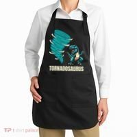 Funny Tornado T Rex Tornado Chaser Apron thumb 2