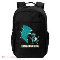 Funny Tornado T Rex Tornado Chaser Backpack thumb 0