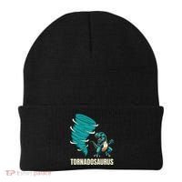 Funny Tornado T Rex Tornado Chaser Beanie thumb 0
