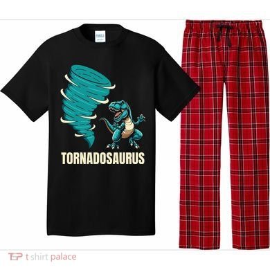 Funny Tornado T Rex Tornado Chaser Pajama Set