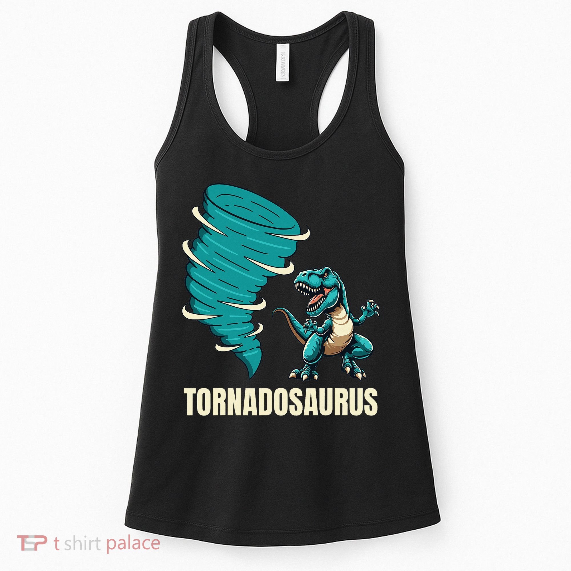 Funny Tornado T Rex Tornado Chaser Women's Tank Top