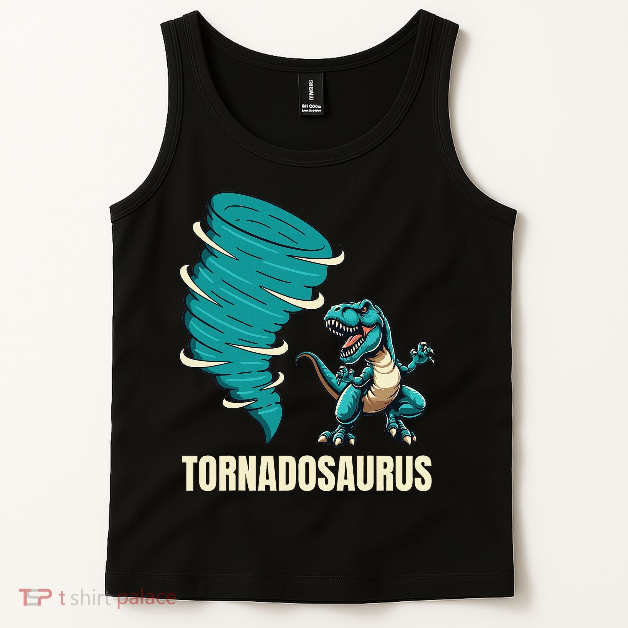 Funny Tornado T Rex Tornado Chaser Tank Top