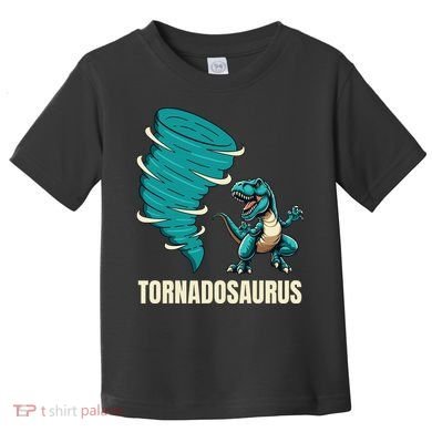 Funny Tornado T Rex Tornado Chaser Toddler T-Shirt