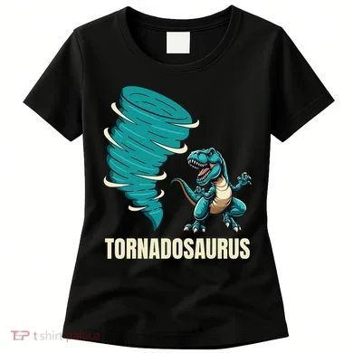 Funny Tornado T Rex Tornado Chaser Women's T-Shirt