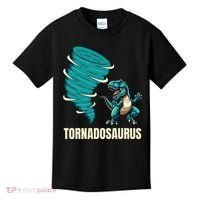 Funny Tornado T Rex Tornado Chaser Kids T-Shirt thumb 0