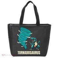 Funny Tornado T Rex Tornado Chaser Tote Bag thumb 0