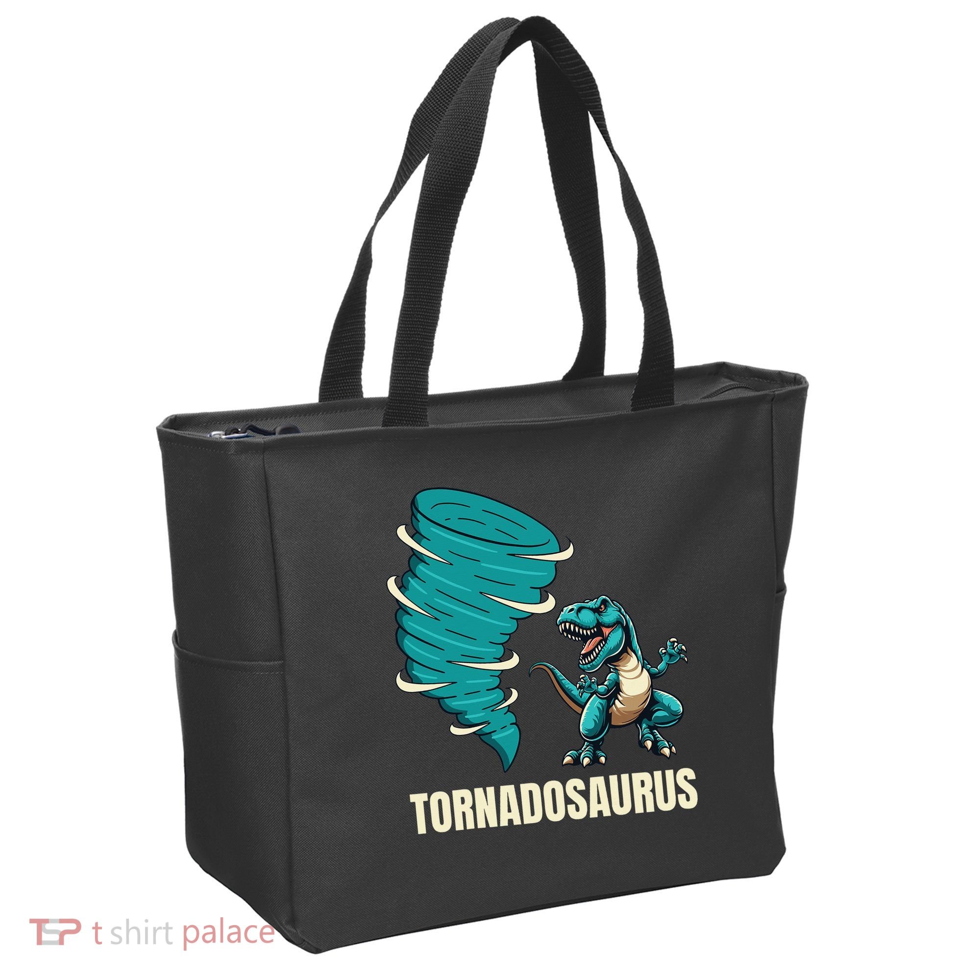 Funny Tornado T Rex Tornado Chaser Tote Bag