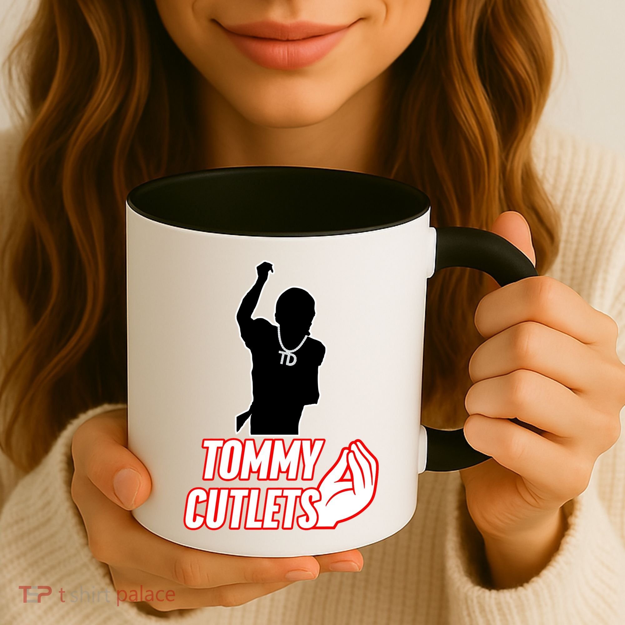 Football Td Tommy Cutlets Diamond Chain New York Italian Coffee Mug